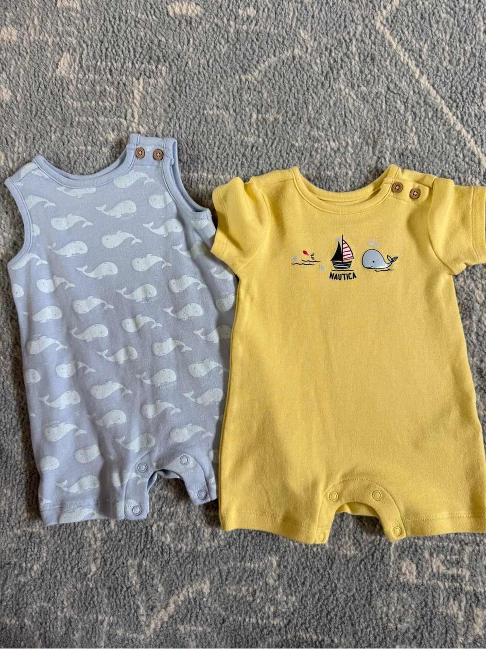 Nautica Baby Romper Set